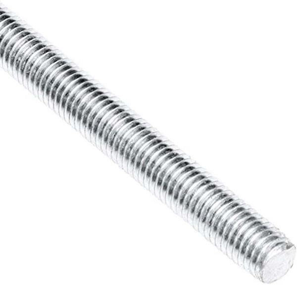Lg Threaded Rod Threaded Rod, 0.25 in, 6 ft LG