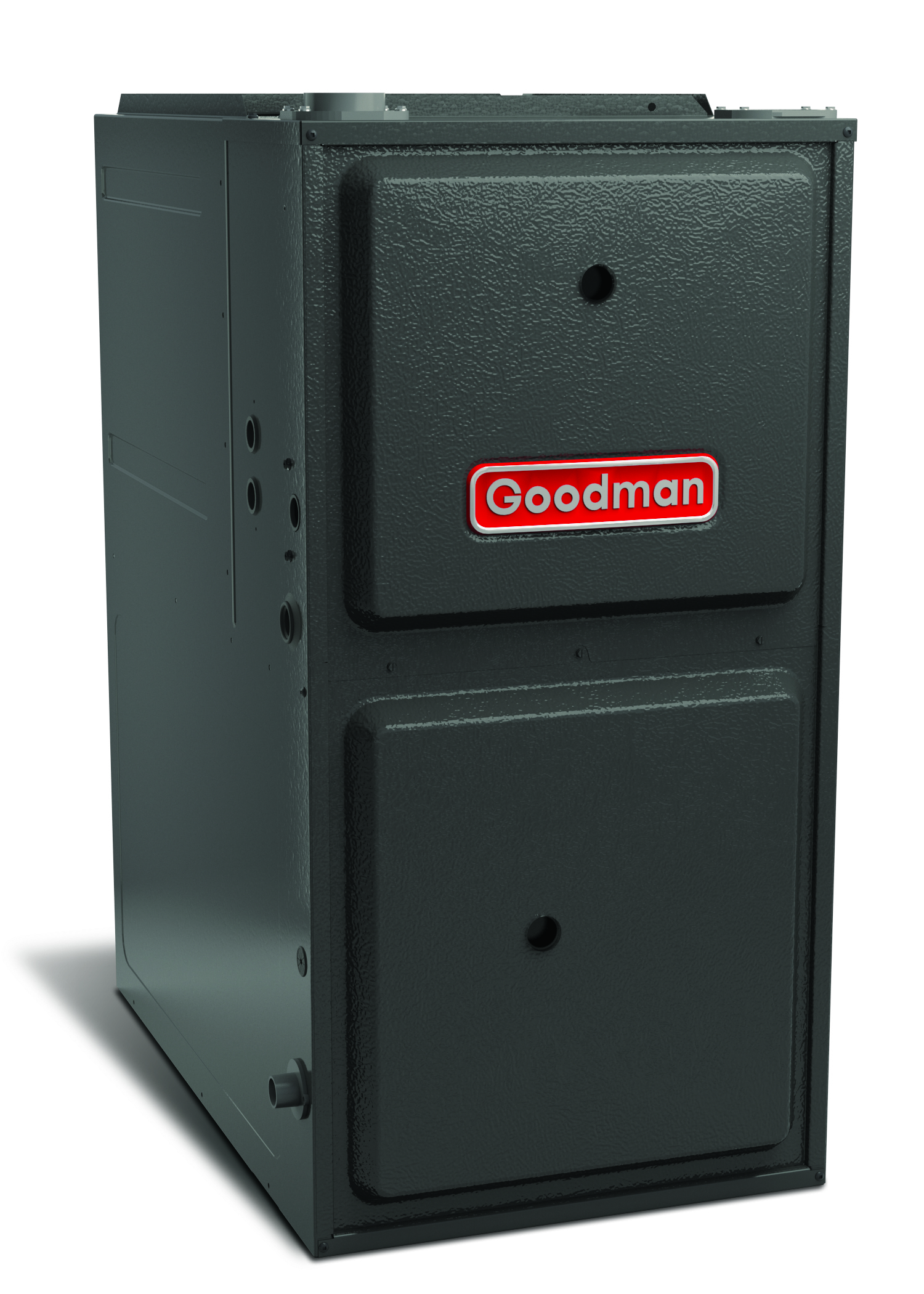 Goodman Upflow/Horizontal Variable Speed ECM 1-Stage 96% AFUE 60,000 BTU/H 1200 CFM Ultra Low NOx Gas Furnace 17.5 inch B Cabinet
