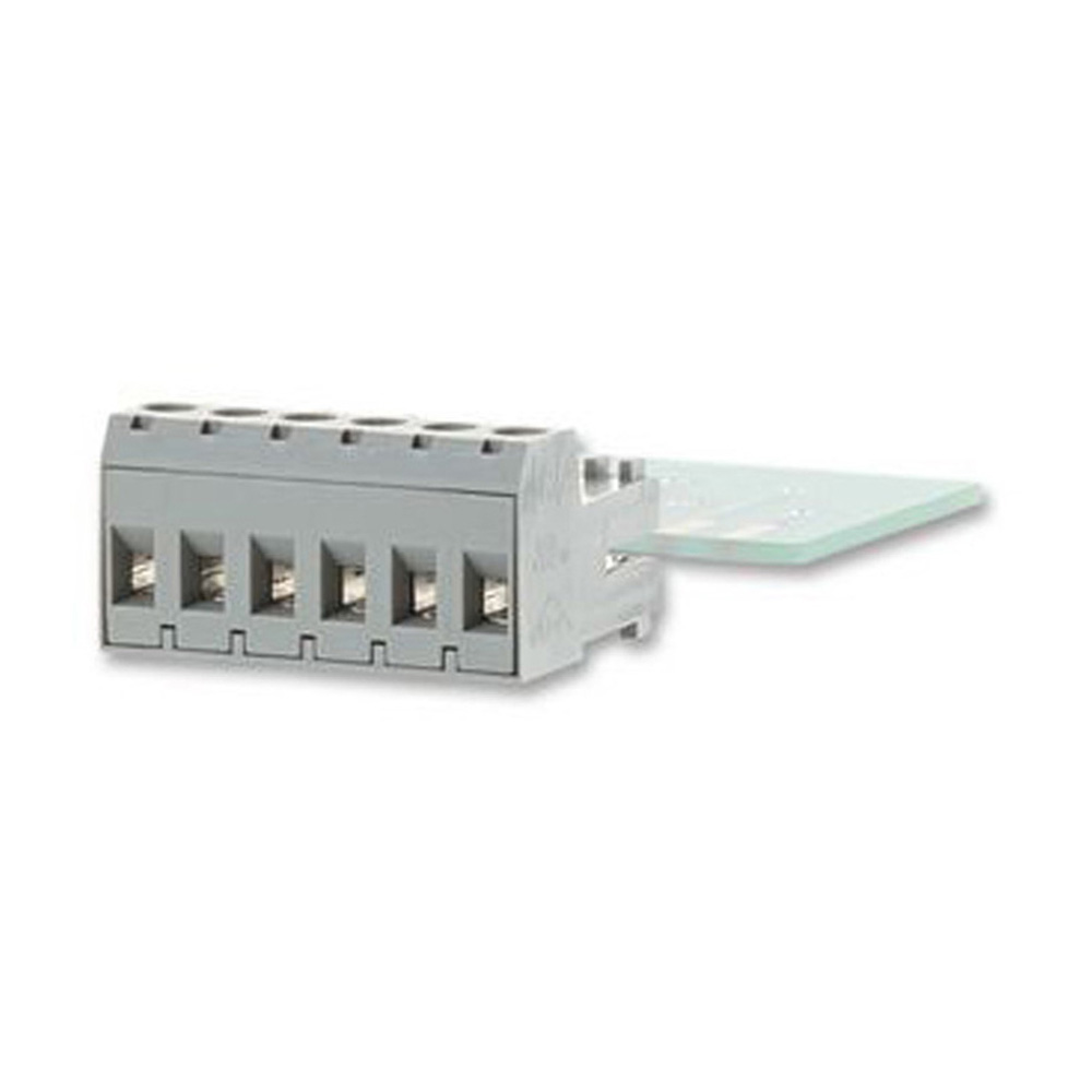 Terminal Block, Pluggable, 12 to 24 AWG, 6 Positions, 130 V